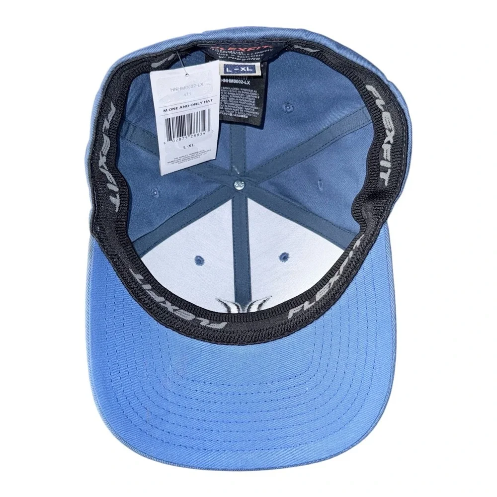 Hurley Men's Blue Baseball Cap Flexfit‎ L/XL Stretch Fit NWT
